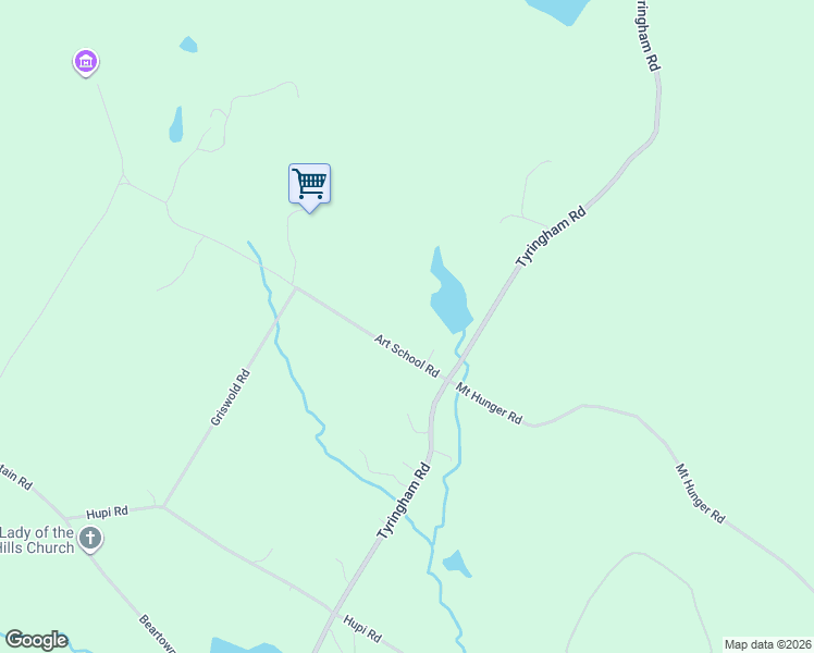 map of restaurants, bars, coffee shops, grocery stores, and more near 10 Art School Road in Monterey