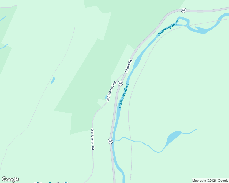 map of restaurants, bars, coffee shops, grocery stores, and more near 607 Old Warren Road in Palmer