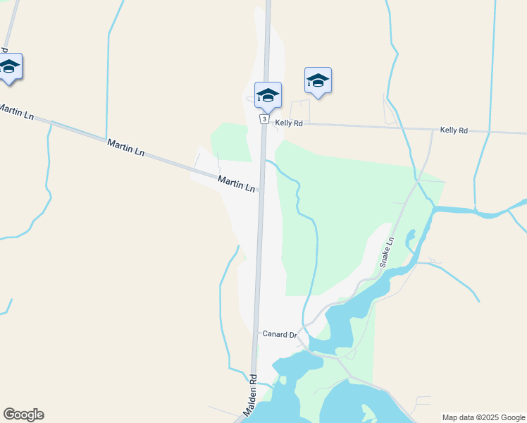 map of restaurants, bars, coffee shops, grocery stores, and more near 8350 Malden Road in Windsor