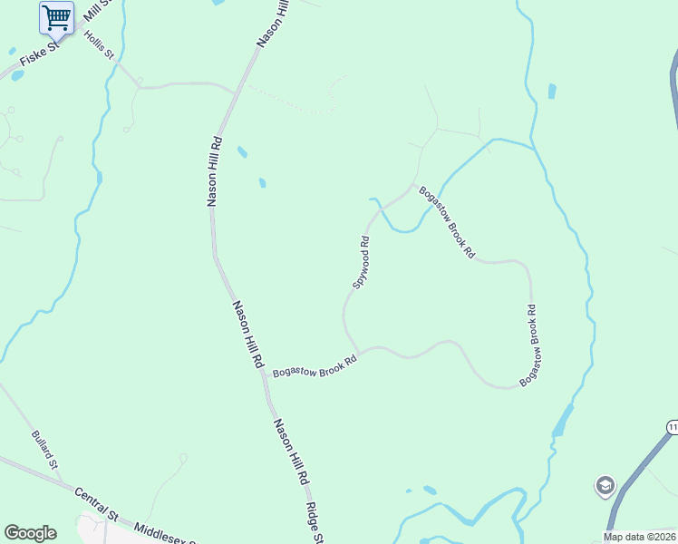 map of restaurants, bars, coffee shops, grocery stores, and more near 15 Spywood Road in Sherborn