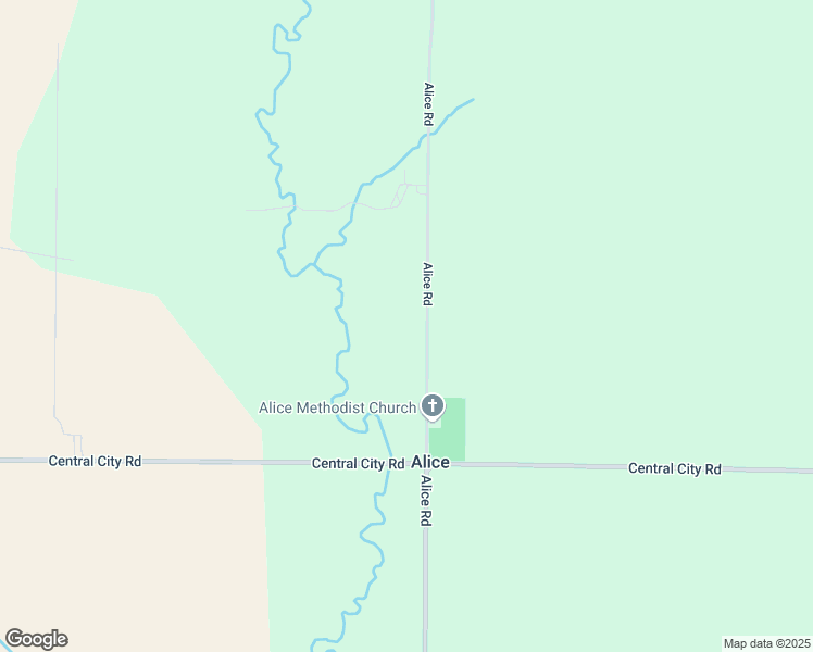 map of restaurants, bars, coffee shops, grocery stores, and more near 4646 Alice Road in Center Point