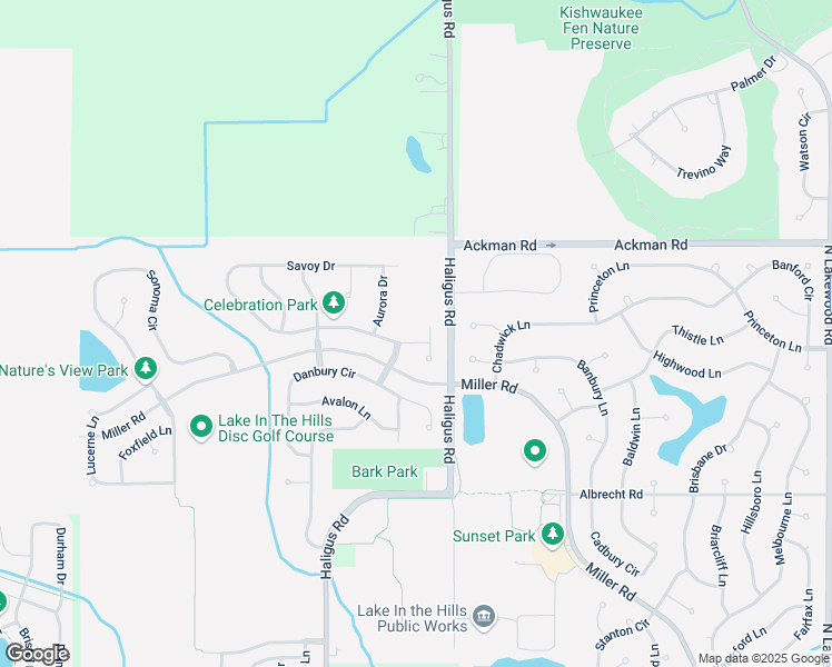 map of restaurants, bars, coffee shops, grocery stores, and more near 5417 McKenzie Drive in Lake in the Hills