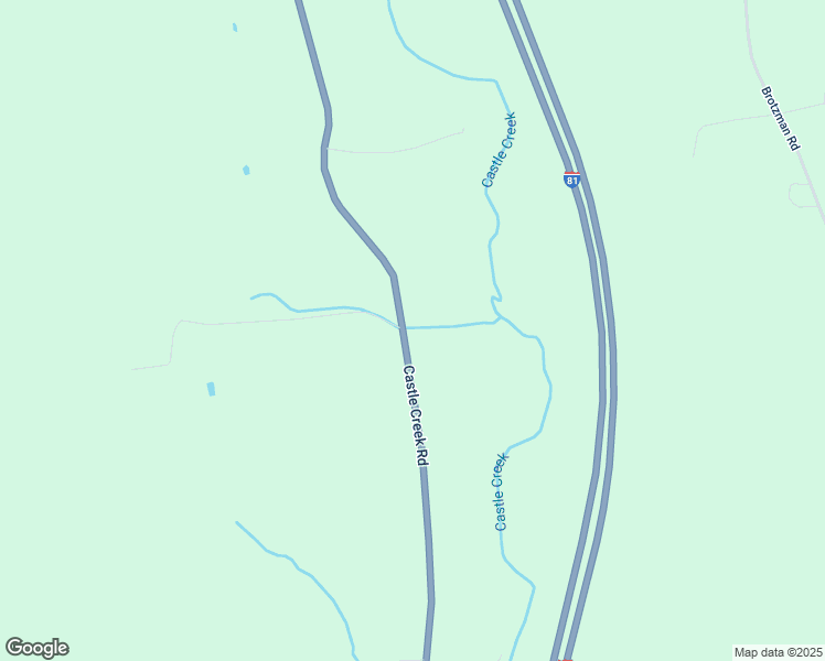 map of restaurants, bars, coffee shops, grocery stores, and more near 708 Castle Creek Rd in Binghamton