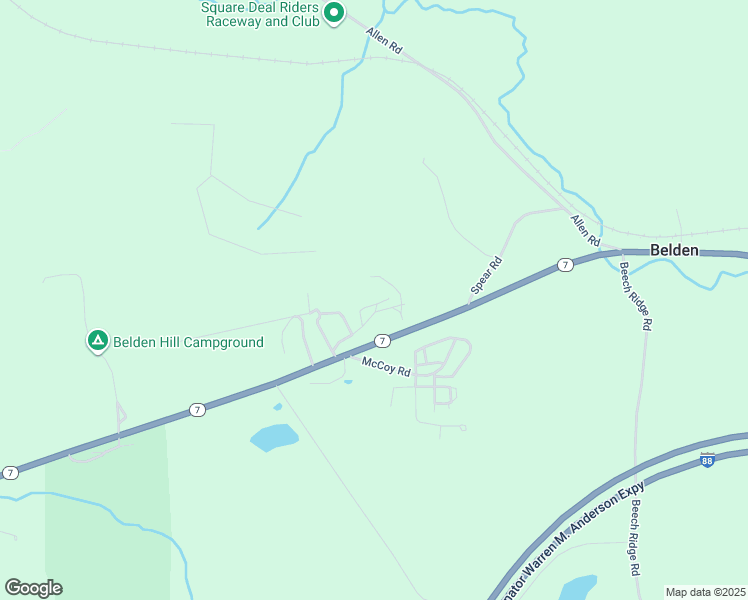 map of restaurants, bars, coffee shops, grocery stores, and more near 1969 New York 7 in Broome County