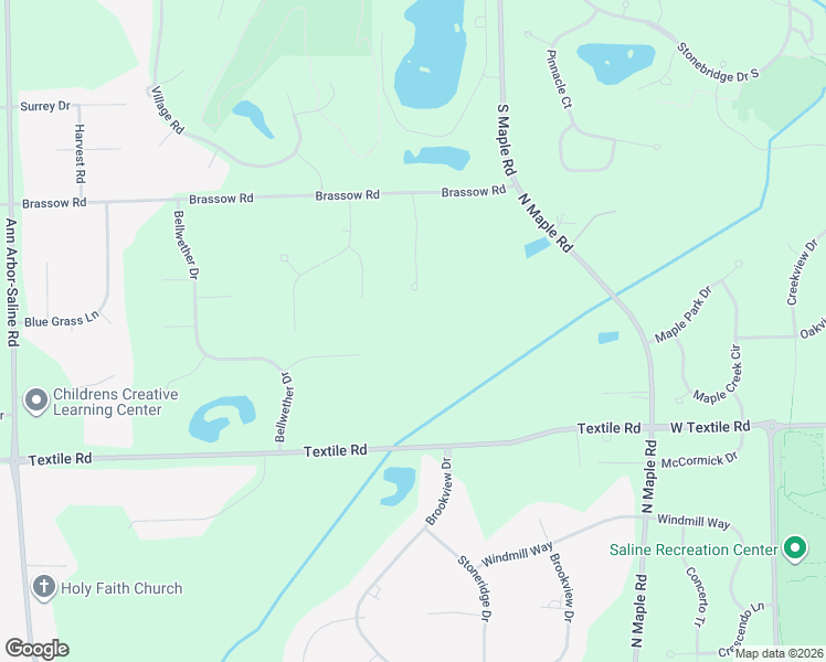 map of restaurants, bars, coffee shops, grocery stores, and more near 5838 Katz Farm Ct in Saline