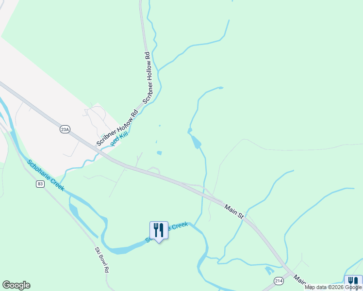 map of restaurants, bars, coffee shops, grocery stores, and more near 75 Hylan Road in Hunter