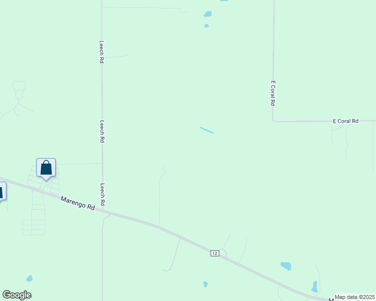 map of restaurants, bars, coffee shops, grocery stores, and more near 16602 Marengo Road in Union