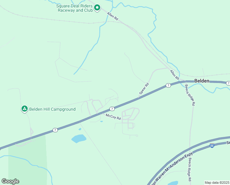map of restaurants, bars, coffee shops, grocery stores, and more near 1969 New York 7 in Harpursville