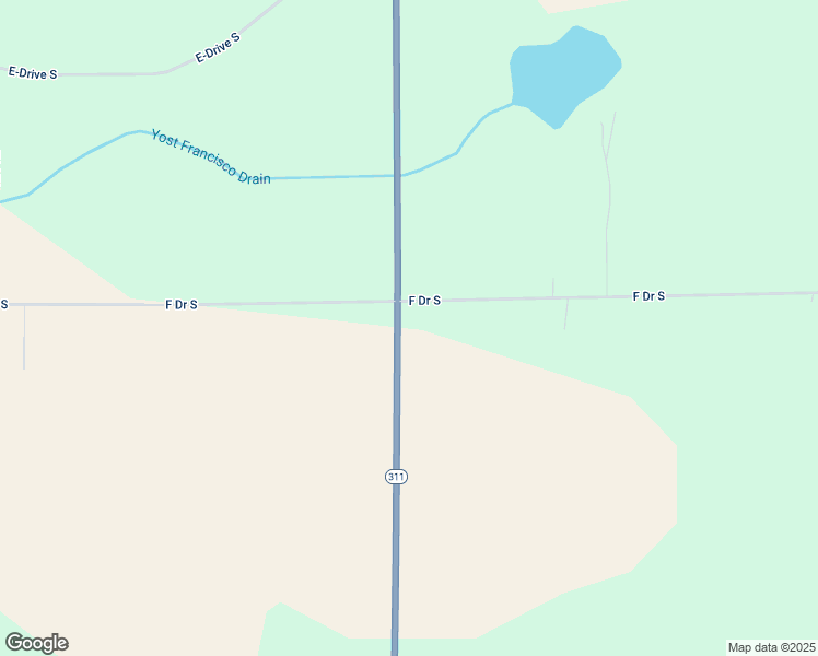 map of restaurants, bars, coffee shops, grocery stores, and more near 11022 F Drive South in Ceresco