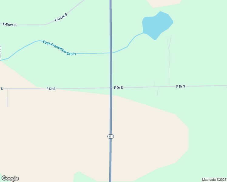map of restaurants, bars, coffee shops, grocery stores, and more near 11022 F Drive South in Ceresco