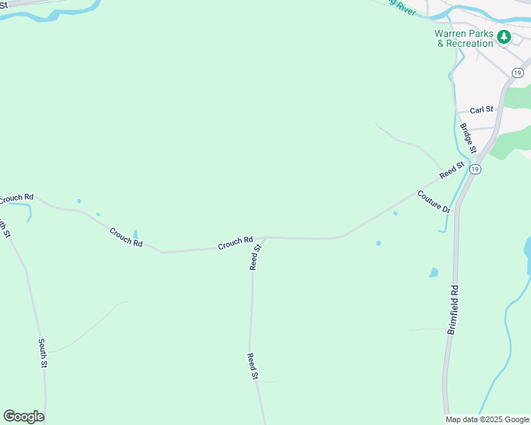 map of restaurants, bars, coffee shops, grocery stores, and more near 366 Reed Street in Warren