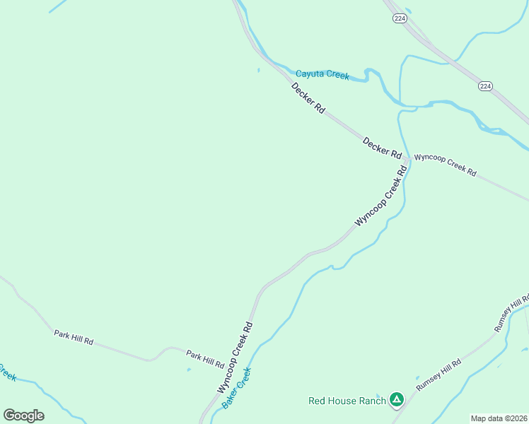 map of restaurants, bars, coffee shops, grocery stores, and more near 3641 Wyncoop Creek Road in Van Etten