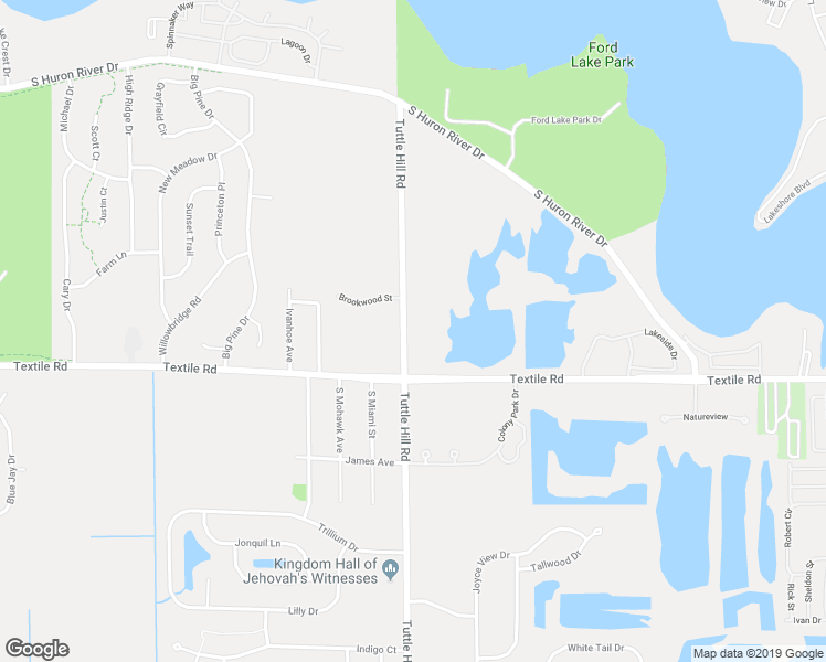 map of restaurants, bars, coffee shops, grocery stores, and more near 8950 Charlotte Court in Ypsilanti