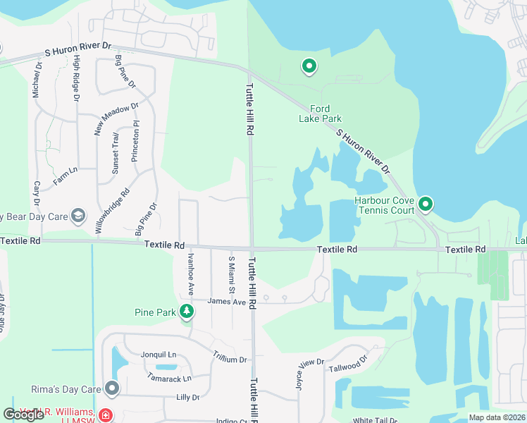map of restaurants, bars, coffee shops, grocery stores, and more near 9070 Charlotte Court in Ypsilanti