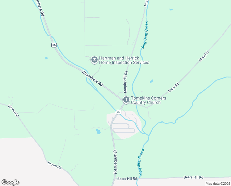 map of restaurants, bars, coffee shops, grocery stores, and more near 426 Chambers Road in Horseheads