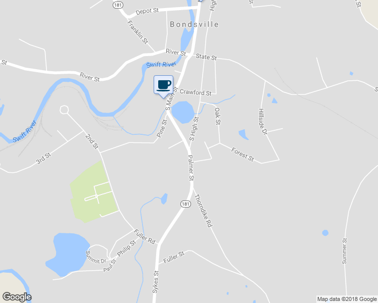 map of restaurants, bars, coffee shops, grocery stores, and more near 2014 Palmer Street in Palmer