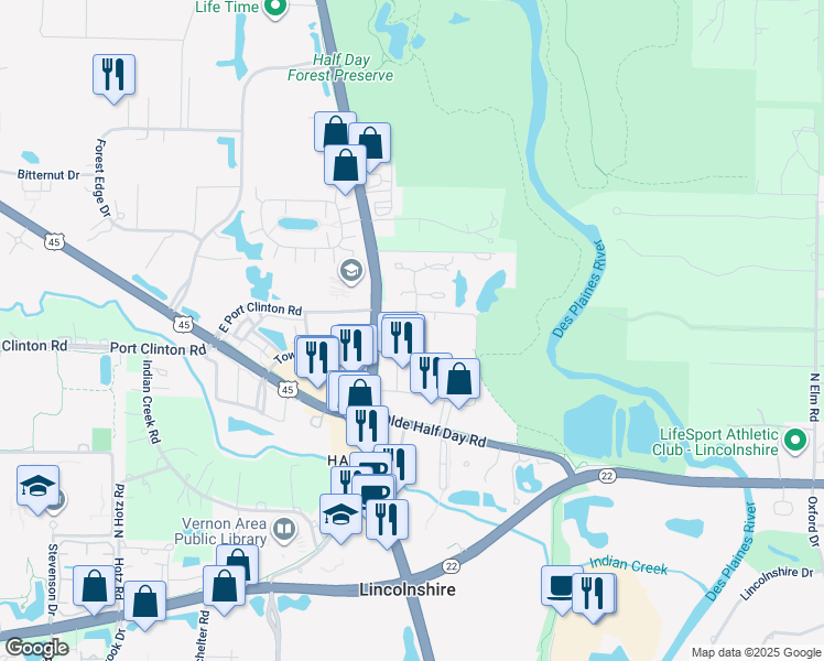 map of restaurants, bars, coffee shops, grocery stores, and more near 3 Gloucester Court in Lincolnshire