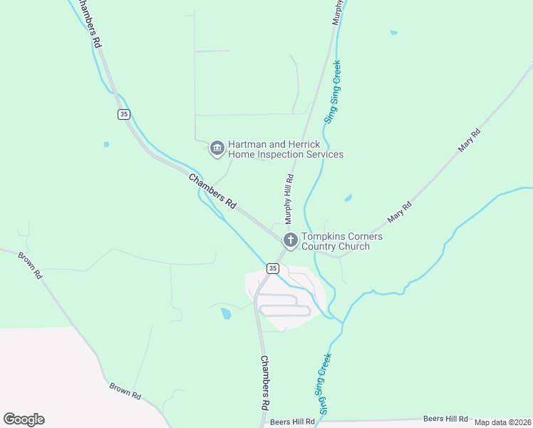 map of restaurants, bars, coffee shops, grocery stores, and more near 426 Chambers Road in Horseheads