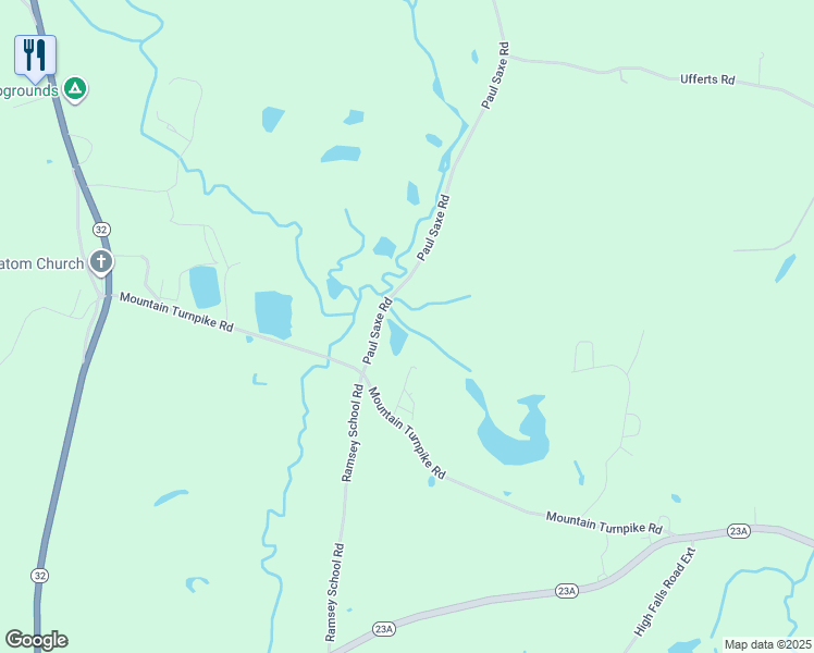 map of restaurants, bars, coffee shops, grocery stores, and more near 15 Poppy Rd in Catskill