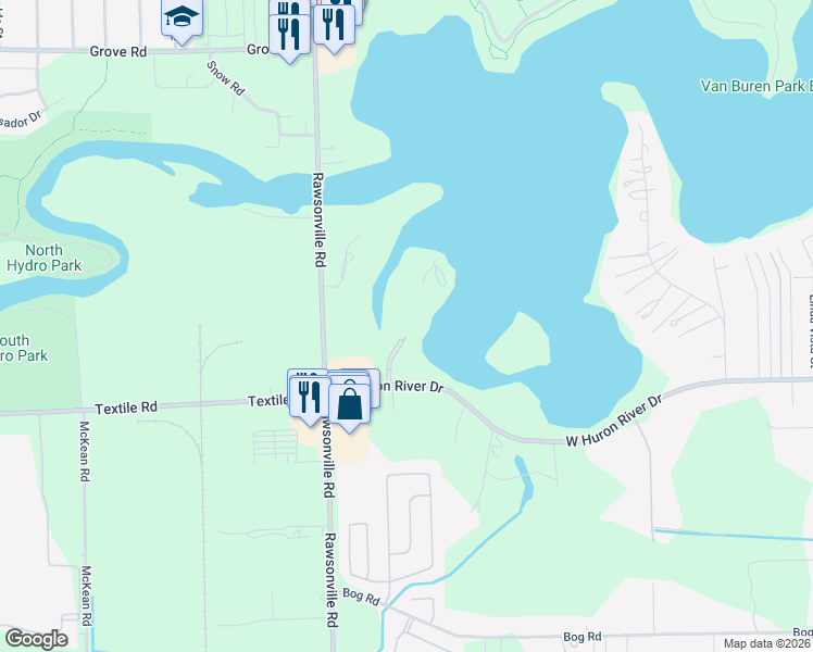map of restaurants, bars, coffee shops, grocery stores, and more near 13335 Lake Point Boulevard in Belleville