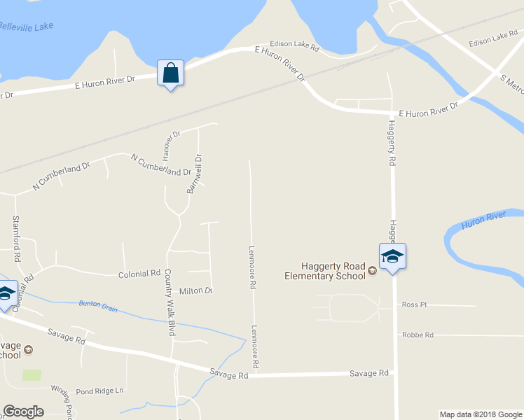 map of restaurants, bars, coffee shops, grocery stores, and more near 13375 Lenmoore Road in Belleville