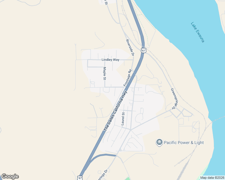 map of restaurants, bars, coffee shops, grocery stores, and more near 2321 Autumn Avenue in Klamath Falls