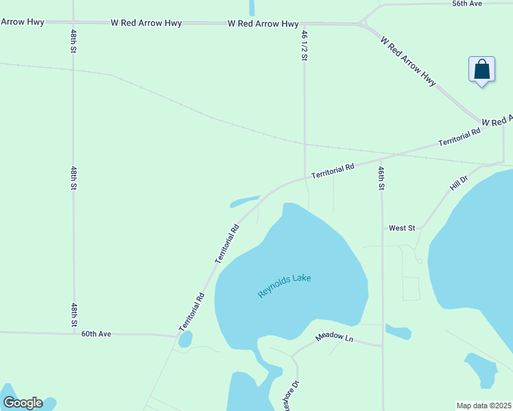 map of restaurants, bars, coffee shops, grocery stores, and more near 58500 Territorial Road in Lawrence