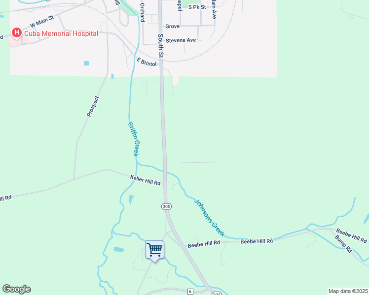 map of restaurants, bars, coffee shops, grocery stores, and more near 9356 Bradley Avenue in Cuba