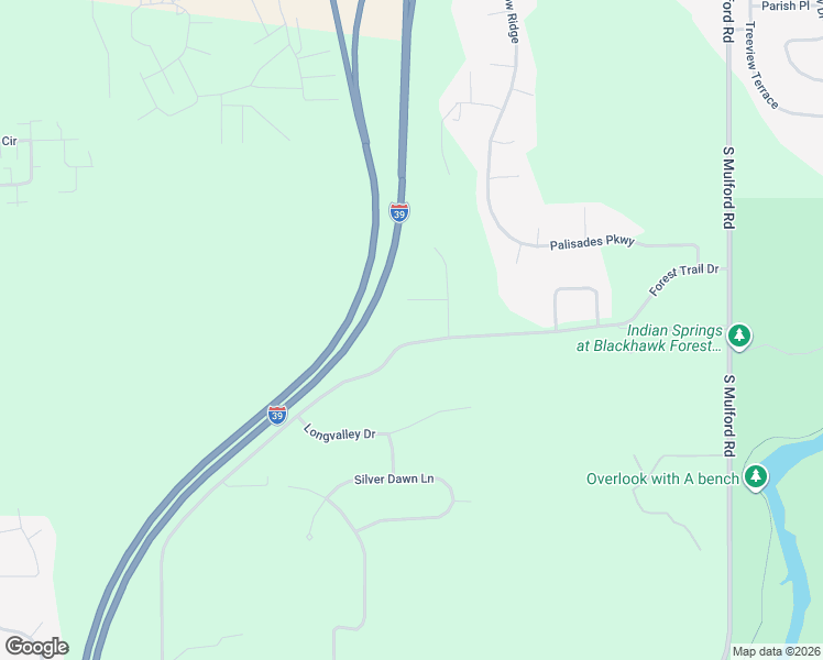 map of restaurants, bars, coffee shops, grocery stores, and more near 5376 Forest Trail Drive in Rockford