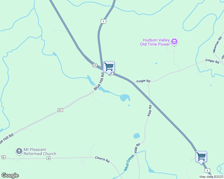 map of restaurants, bars, coffee shops, grocery stores, and more near 11 Otty Drive in Hudson