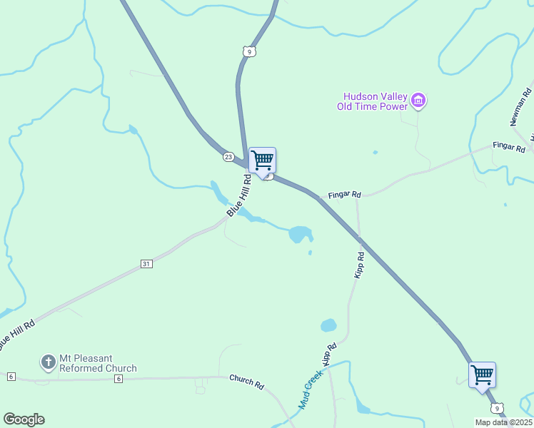 map of restaurants, bars, coffee shops, grocery stores, and more near 11 Otty Drive in Hudson