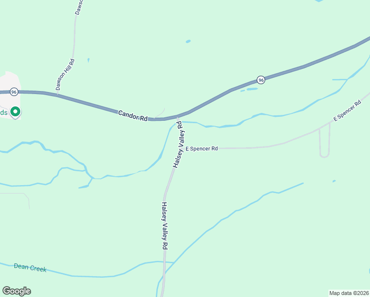 map of restaurants, bars, coffee shops, grocery stores, and more near 0 East Spencer Road in Spencer
