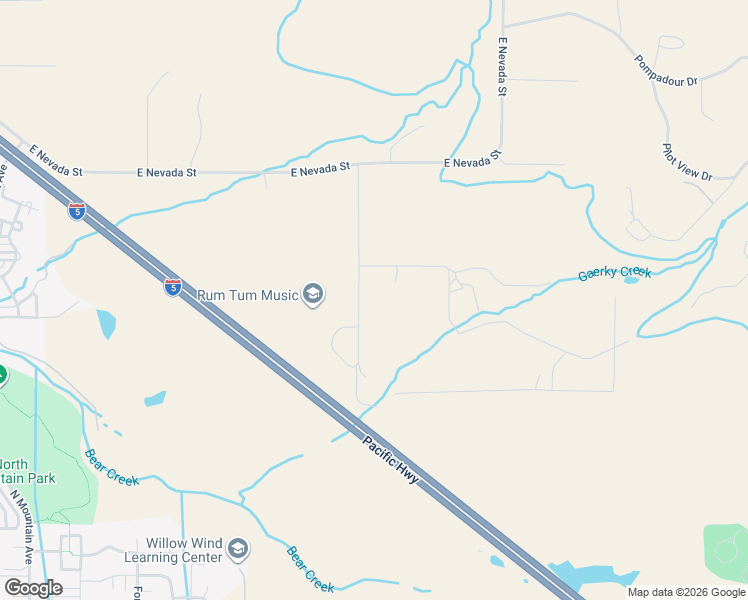 map of restaurants, bars, coffee shops, grocery stores, and more near 155 Ashland Acres Street in Ashland