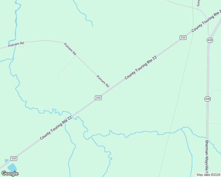 map of restaurants, bars, coffee shops, grocery stores, and more near 8101 Putnam Road in Sherman