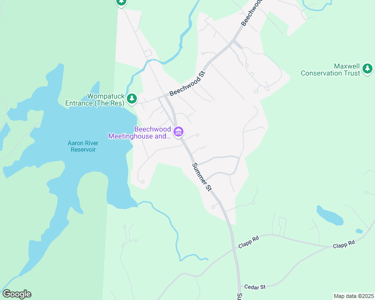map of restaurants, bars, coffee shops, grocery stores, and more near 66 Church Street in Cohasset
