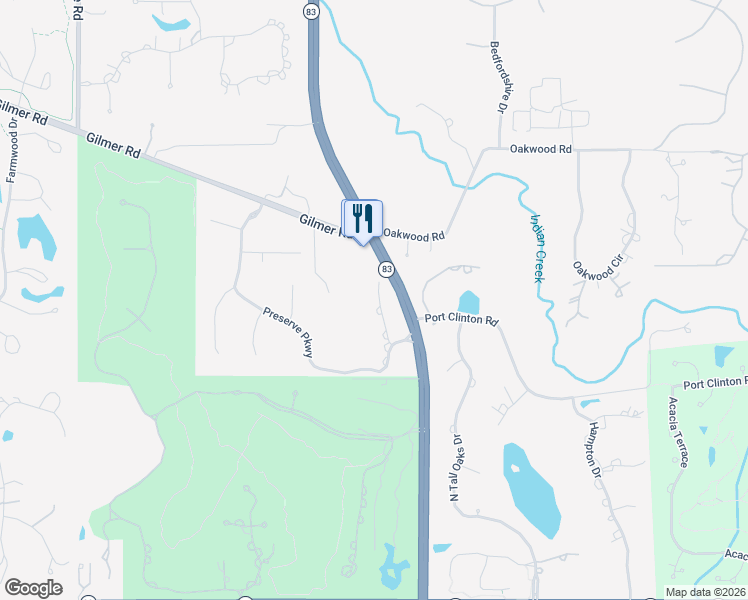 map of restaurants, bars, coffee shops, grocery stores, and more near 4802 Preserve Court in Long Grove