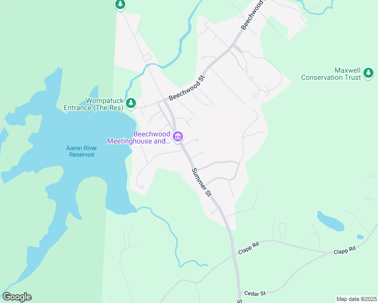 map of restaurants, bars, coffee shops, grocery stores, and more near 66 Church Street in Cohasset