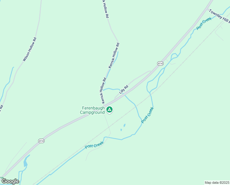 map of restaurants, bars, coffee shops, grocery stores, and more near 4275 Lilly Road in Corning