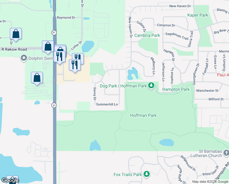 map of restaurants, bars, coffee shops, grocery stores, and more near 1522 Augusta Lane in Cary
