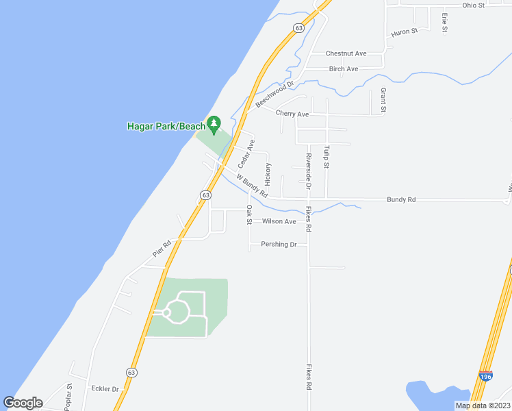 map of restaurants, bars, coffee shops, grocery stores, and more near 5285 Oak Street in Coloma