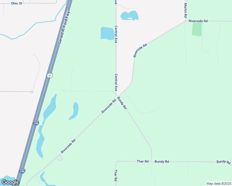 map of restaurants, bars, coffee shops, grocery stores, and more near 5254 Riverside Road in Coloma