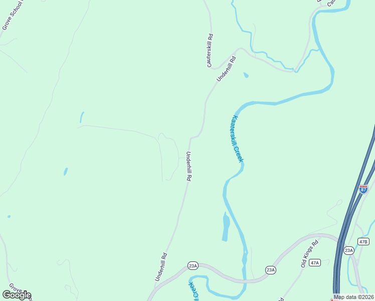 map of restaurants, bars, coffee shops, grocery stores, and more near 165 Underhill Road in Catskill