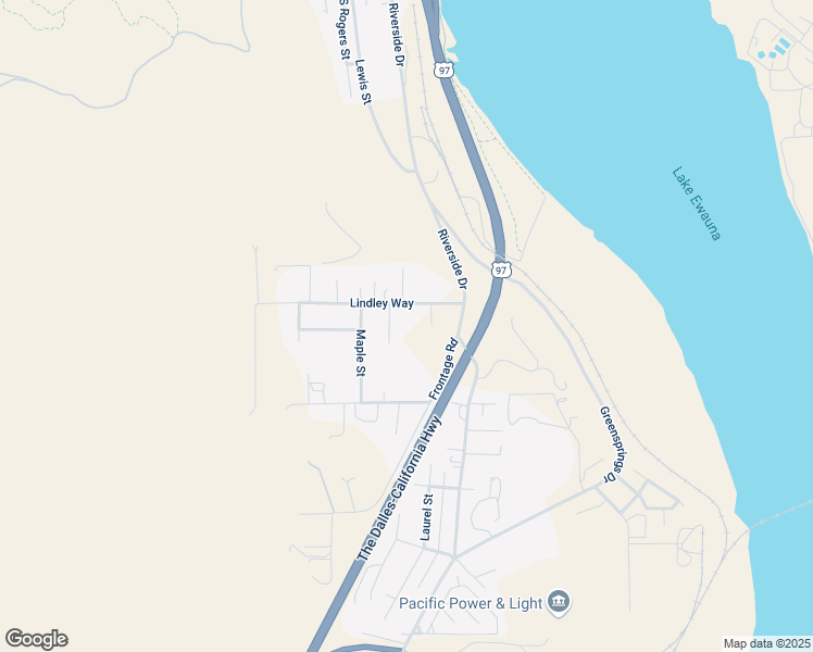 map of restaurants, bars, coffee shops, grocery stores, and more near 1117 Laurel Street in Klamath Falls