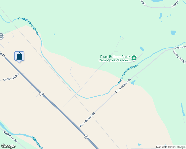 map of restaurants, bars, coffee shops, grocery stores, and more near Ingraham Road in Allegany County