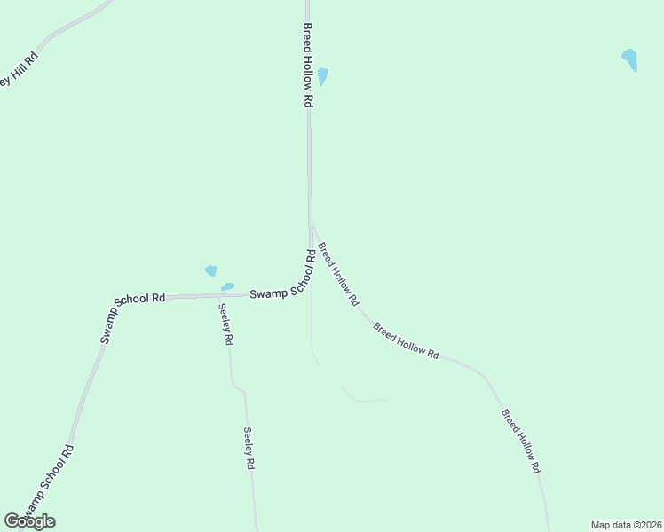 map of restaurants, bars, coffee shops, grocery stores, and more near Breed Hollow Road in Chemung County