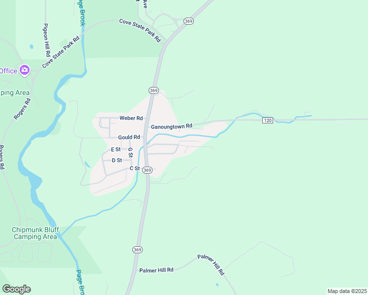 map of restaurants, bars, coffee shops, grocery stores, and more near 780 New York 369 in Port Crane