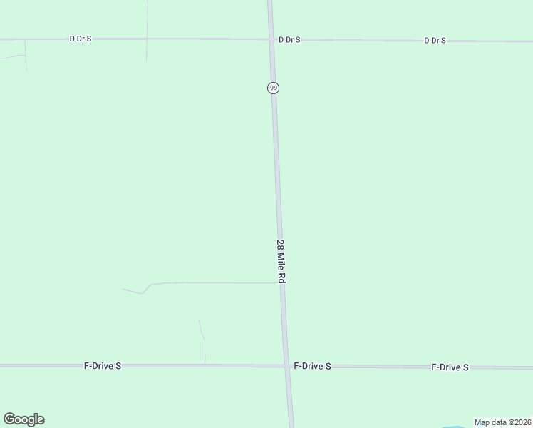 map of restaurants, bars, coffee shops, grocery stores, and more near 9507 28 Mile Road in Albion