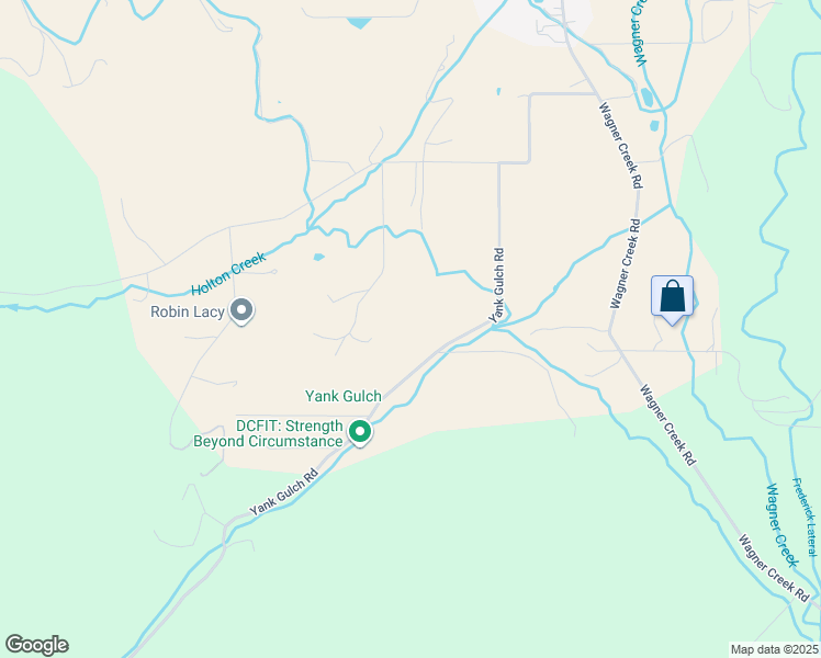 map of restaurants, bars, coffee shops, grocery stores, and more near 8744 Yank Gulch Road in Talent