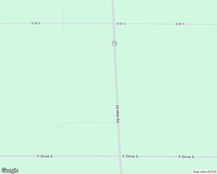 map of restaurants, bars, coffee shops, grocery stores, and more near 9507 28 Mile Road in Albion