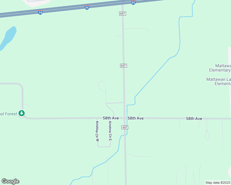 map of restaurants, bars, coffee shops, grocery stores, and more near 57476 County Road 657 in Paw Paw